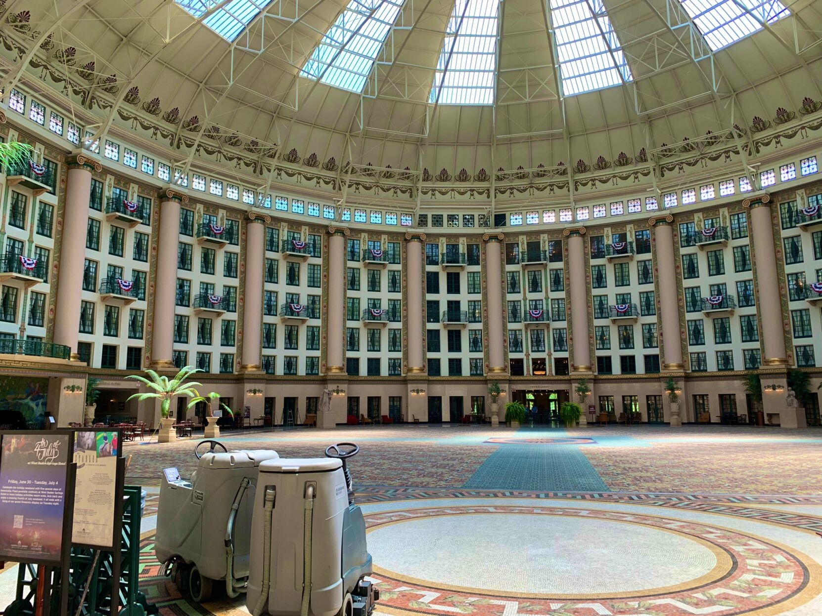 French Lick hotel suffers extensive damage from storms, historic atrium closed indefinitely